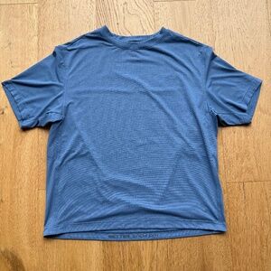 Lululemon - Men’s EasySet Training Short-Sleeve Shirt - Washed Denim